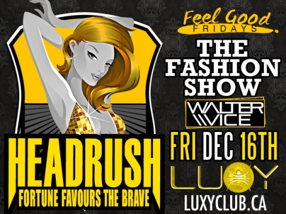 Headrush Fashion Show Inside Luxy